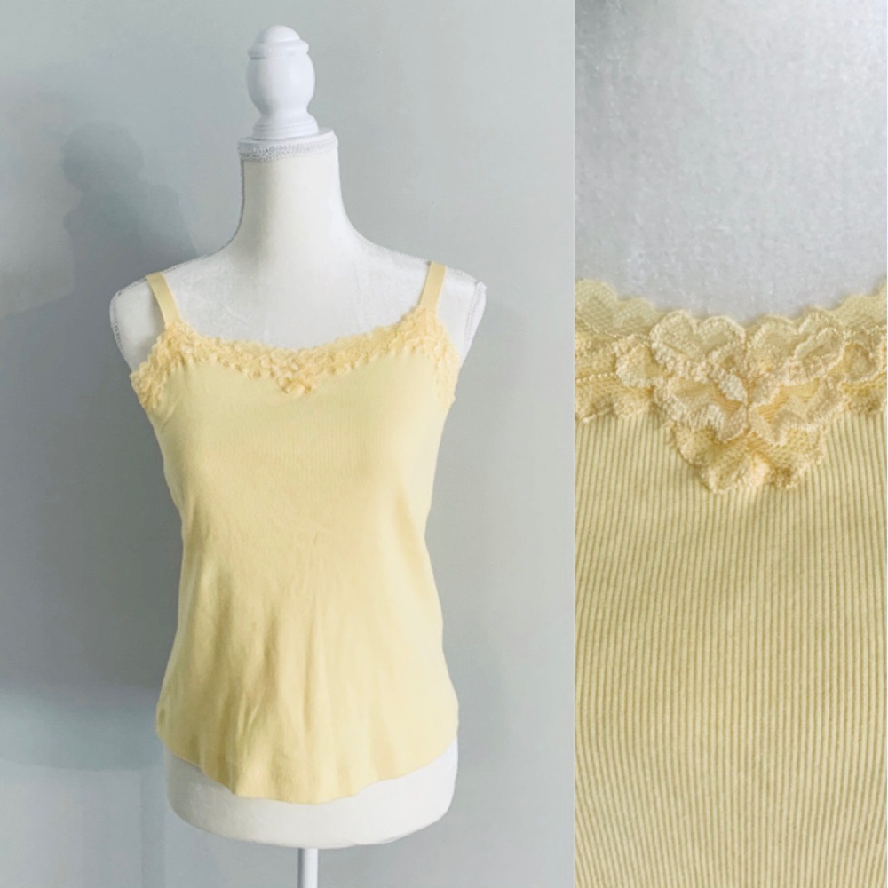 Chico’s • Yellow Lace Tank Top